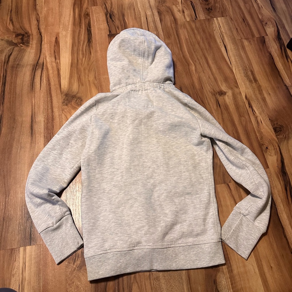 Superdry Gray Pullover Hoodie Women’s Size M Fleece Lined Streetwear Y2K - Picture 8 of 8